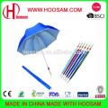 Anti-UV aluminium shaft spring auto open straight umbrella